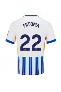 Brighton Kaoru Mitoma #22 Voetbaltruitje Thuis tenue 2024-25 Korte Mouw